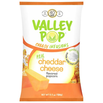 Valley Pop Popcorn Cheddar Cheese - 6.5 OZ - Image 2