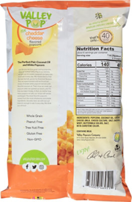 Valley Pop Popcorn Cheddar Cheese - 6.5 OZ - Image 5