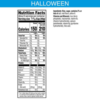 Kllgg Rice Krispies Cereal Halloween - 7.5 OZ - Image 2