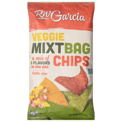 Rw Garcia Mixtbag Veggie Tortilla Chip - 11 Oz