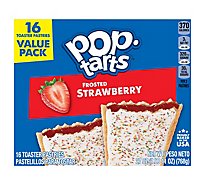Pop Tarts Frosted Strawberry Toaster Pastries - Each