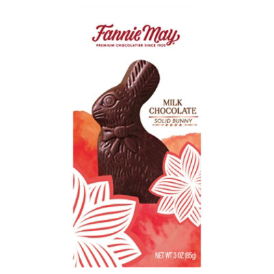 Solid Milk Chocolate Bunny - 3 Oz - Image 3