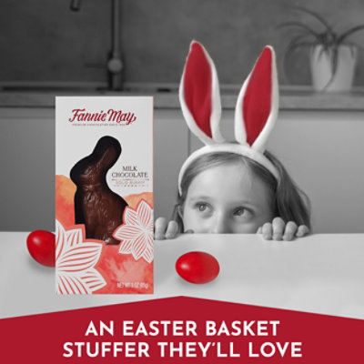 Fannie May Solid Milk Chocolate Bunny Easter Gift - 3 Oz - Image 4