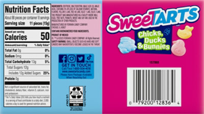 Sweetarts Chicks Ducks & Bunnies Candy - 4.5 Oz - Image 5
