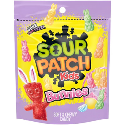 SOUR PATCH KIDS Bunnies Soft & Chewy Easter Candy - 10 Oz - Image 1