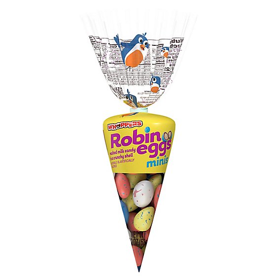 Whoppers Robin Eggs Malted Milk Balls Easter Candy Gift Bag - 2.2 Oz