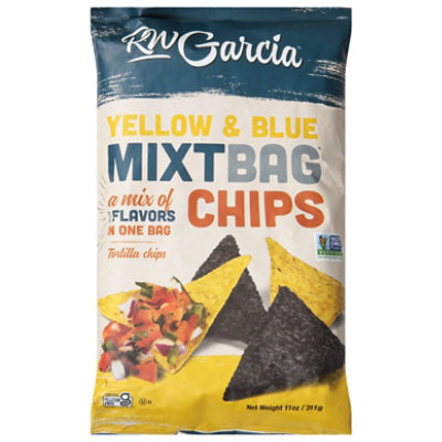 Rw Garcia Blue And Yellow Tortilla Chip Mixtbag - 11 OZ