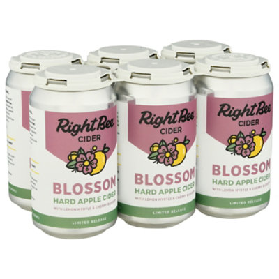 Right Bee Blossom Cider In Cans - 6-12 FZ - Image 1