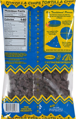 Vista Hermosa Totopos Blue Corn Tortilla - 9 OZ - Image 6