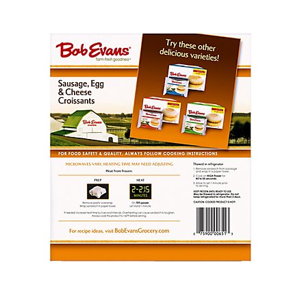 Bob Evans Sausage, Egg, And Cheese Croissants - 18 OZ - Image 6