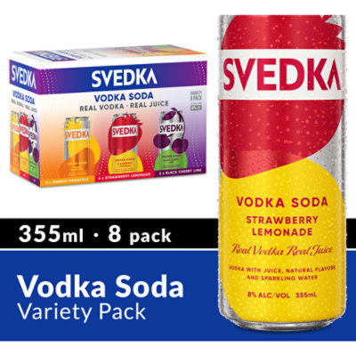 Svedka Vodka Soda Variety - 8-12 FZ