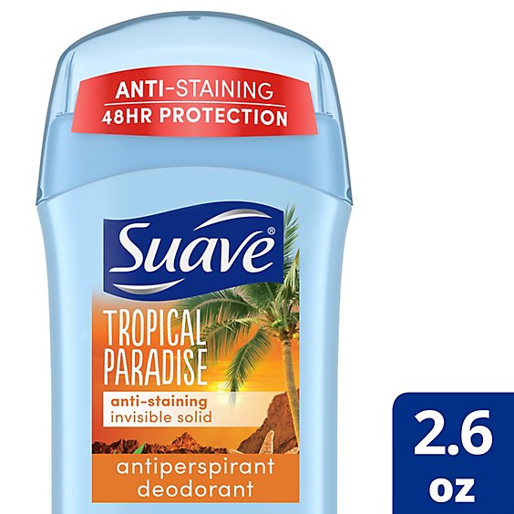 Suave Antiperspirant/deodorant Tropical Paradise - 2.6 OZ