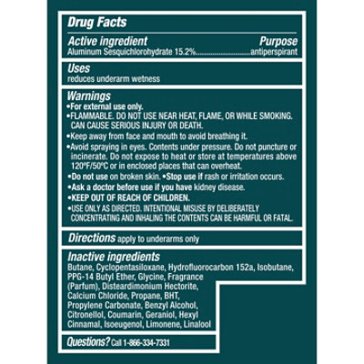 Degree Men Anti-perspirant Aerosol Cool Rush - 3.8 OZ - Image 4