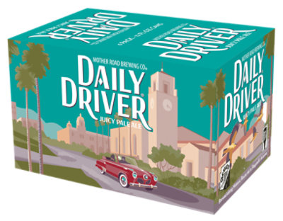 Daily Driver Juicy Pale Ale In Cans - 6-12 FZ - Safeway