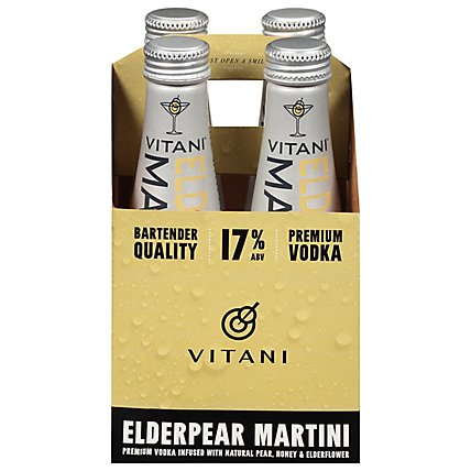 Vitani Elderpear Martini - 4-200 ML - Image 1