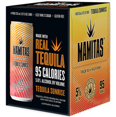 Mamitas Tequila Sunrise - 4-355ML - Image 1