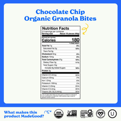 MadeGood Granola Mini Pch Chocolate Chip - 3.5 OZ - Image 2