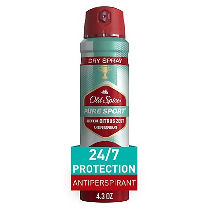 Old Spice Wc Ap Deop Spry Pure Sprt Plus - 4.3 OZ - Image 2