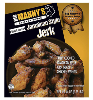 Big Manny Cooked Jerk Glazed Wings - 44 Oz - Image 1