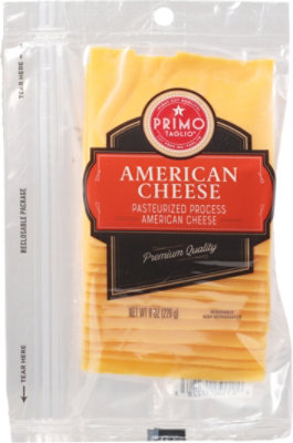 Primo Taglio Cheese American Yellow Vp - 8 OZ