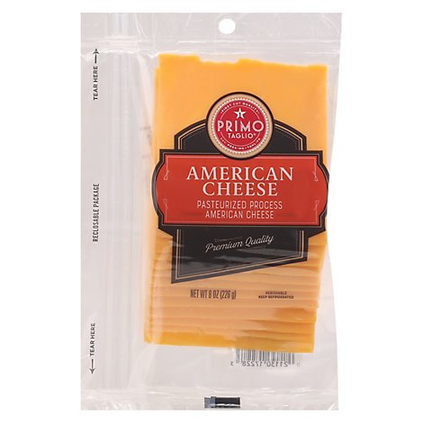 Primo Taglio Cheese American Yellow Vp - 8 OZ