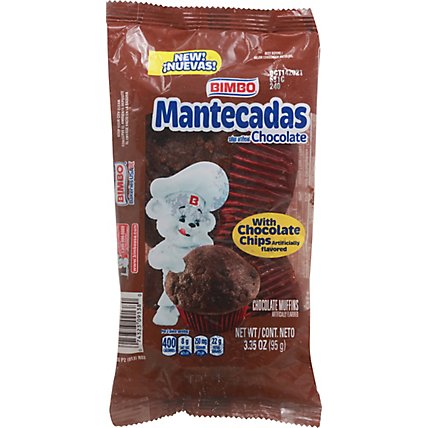 Bimbo Mantecadas Chocolate Ss 2pk - 3.35 OZ - Image 2