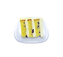 Lemon Raspberry Colossal Cake Slice - EA