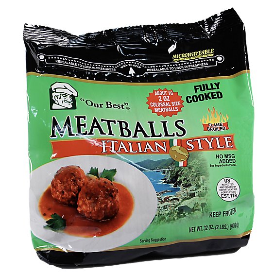 Our Best Italian Beef Meatballs - 32 Oz