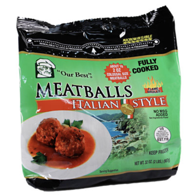 Our Best Italian Beef Meatballs - 32 Oz - Image 1