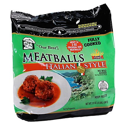 Our Best Italian Style Meatballs - 32 Oz - Image 1