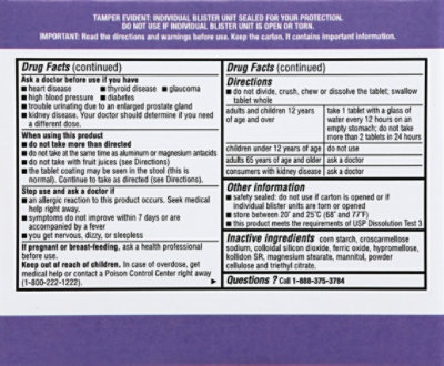 Dr.Reddy's Fexofenadine HCI Pseudoephedrine 120mg Tablet - Each - Image 3