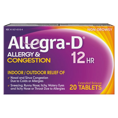 Allegra 12 Hr D - 20 CT - Image 2