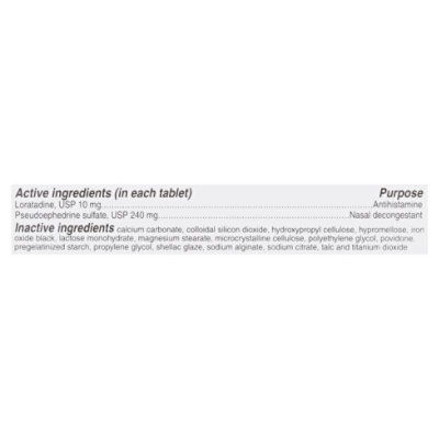 Signature Select/Care Non-drowsy 24-hour Allergy & Congestion Relief Tablets - 10 CT - Image 4