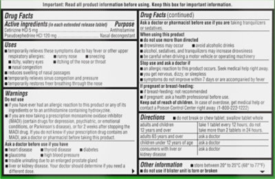 Zyrtec-d Allergy And Congestion - 24 CT - Image 5