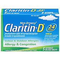 Claritin Pse 24hr Allergy 3600 Mg - 5 CT - Image 1