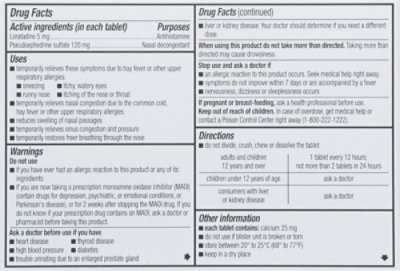 Alavert D-12hr Allergy & Sinus Relief - 12 CT - Image 5