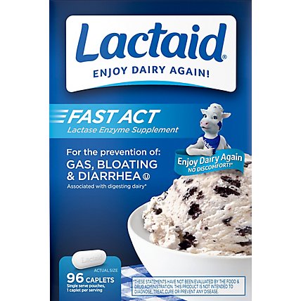Lactaid Fast Act Caplet - 96 CT - Image 2