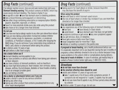 Signature Select/Care Cold & Sinus Pain Relief Caplets - 40 Count - Image 3