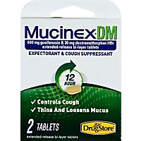 Mucinex Dm Expectorant & Cough Suppressant Tablets - 2 Count - Image 1