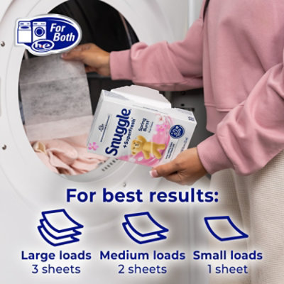 Snuggle SuperFresh Spring Burst Fabric Softener Dryer Sheets - 200 Count - Image 8