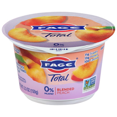 Fage Total 0% Blended Peach - 5.3 OZ