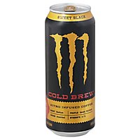 Monster Energy Java Nitro Cold Brew Sweet Black Energy + Coffee - 13.5 Fl. Oz. - Image 2