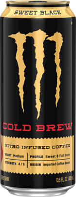 Monster Energy Java Nitro Cold Brew Sweet Black Energy + Coffee