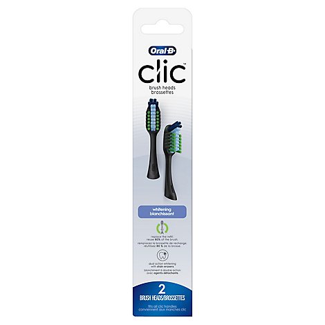Oral-b Clic Replacement Toothbrush Heads - 2 CT