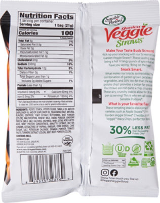 Sensible Portions Garden Vegetable Screaming Hot Chips - 0.75 Oz - Image 5