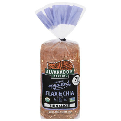 Alvarado Street Bread Sprouted Flax Chia Thin Sliced - 19 OZ - Image 3