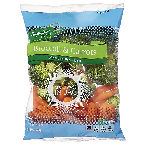 Signature Select/Farms Broccoli & Carrots - 12 OZ