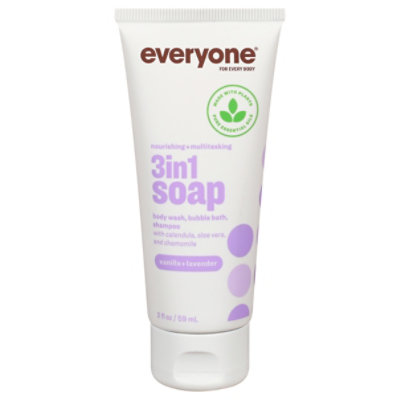 Everyone 3n1 Soap Vanilla/lavender - 2OZ - Image 3