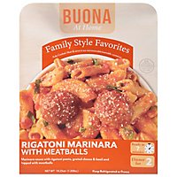Buonas Marinara Rigatoni & Meatballs - 20.5 OZ - Image 1