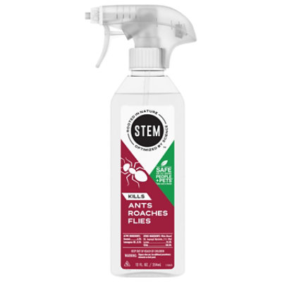 STEM Kills Ants Roaches Flies Indoor And Outdoor Plant Based Insecticide Bug Spray - 12 Fl. Oz.